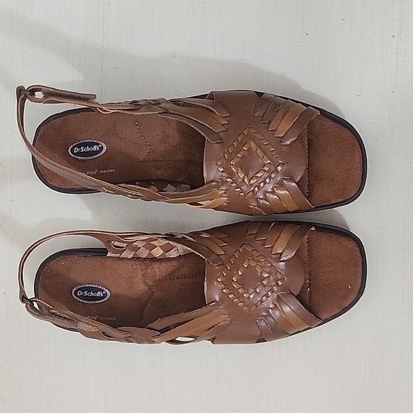 Dr. Scholl's Double Air-Pillo Soles With Adjustable Sling Back Strap Size 8M - Picture 2 of 10